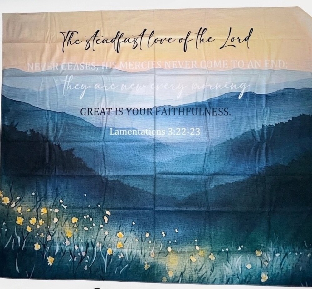 Steadfast Love of the Lord Lamentations 3:22-23 Wall Hanging